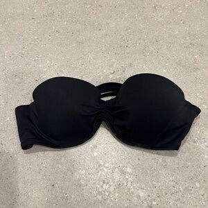 VICTORIA'S SECRET BANDEAU SWIM TOP BLACK 36B